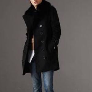Double breasted Wool Trench Pea Coat